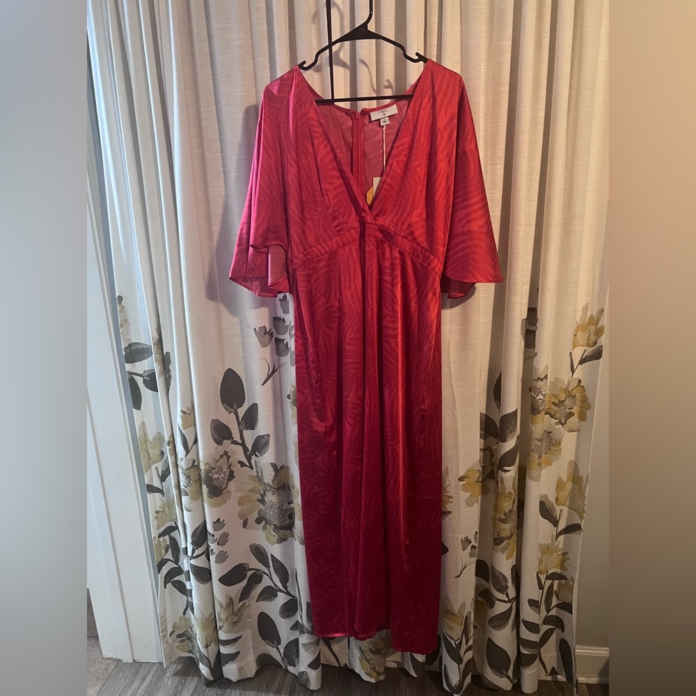 Elegant Red Maxi Dress